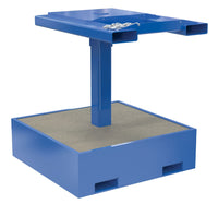 Thumbnail for Steel Trash Bin Compactor 2,000 lb. Filled Weight Blue, Filled