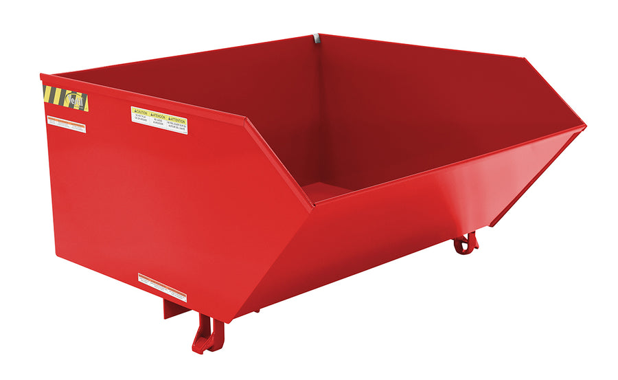 SELF DUMPING HOPPER HD 1 CUBIC YARD RED - Model H-100-HD-SR