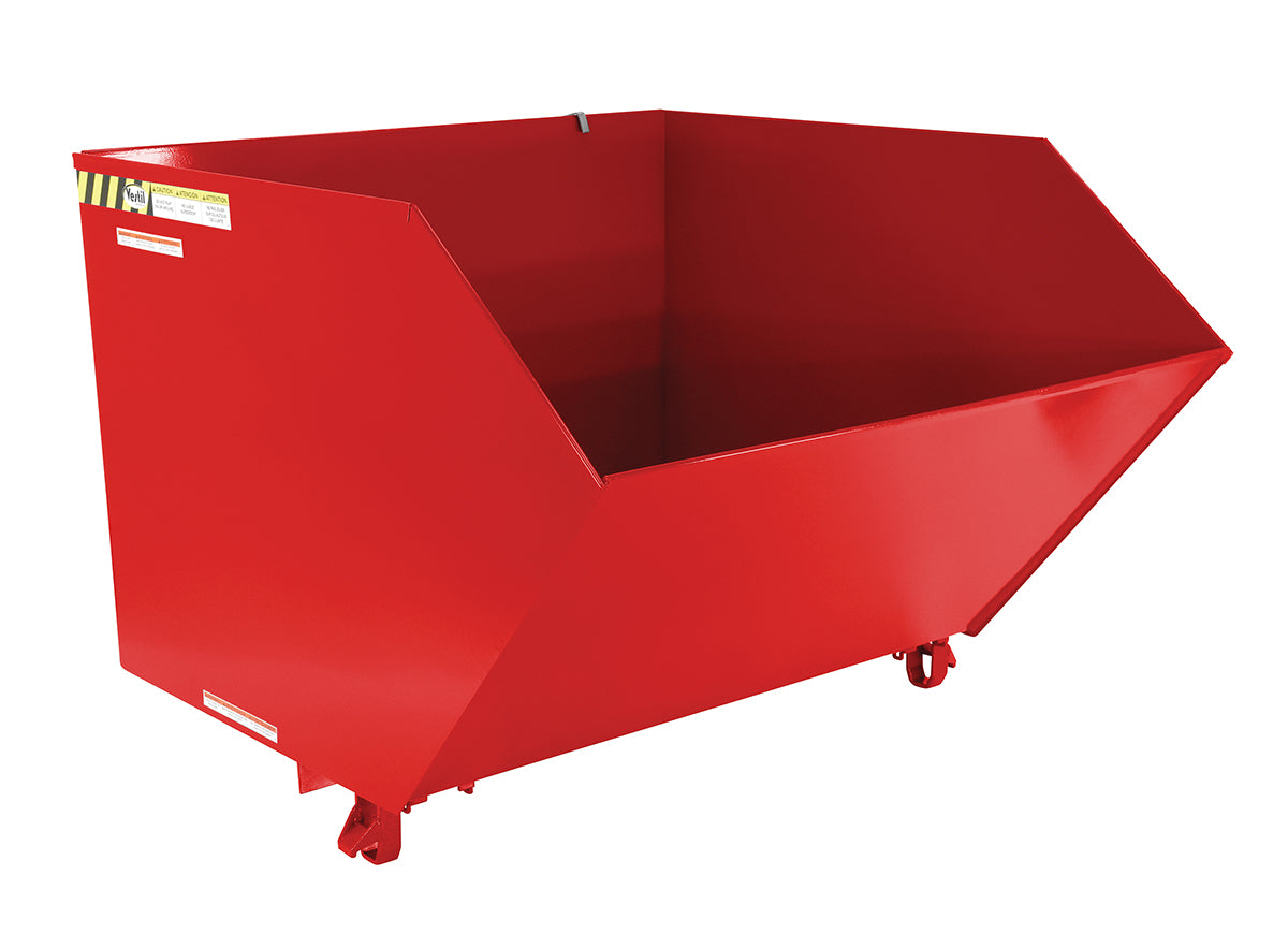 SELF DUMPING HOPPER HD 1.5 CU YARD RED - Model H-150-HD-SR