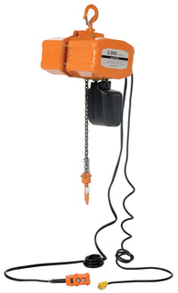 Thumbnail for Steel Economy Chain Hoist 1 Phase NEMA 5-20P With Chain Container 2,000 Lb. Capacity Orange