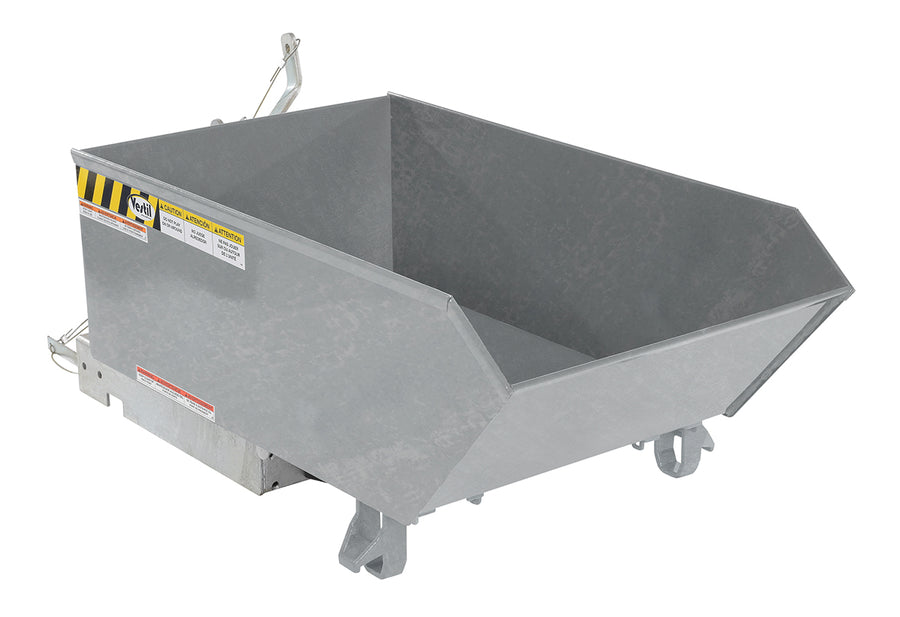 SELF DUMPING HOPPER HD .25 CU YARD GALV - Model H-25-HD-GAL