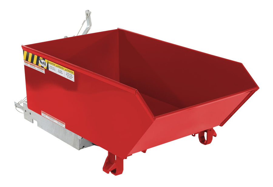 SELF DUMPING HOPPER LD .25 CU YARD RED - Model H-25-LD-SR