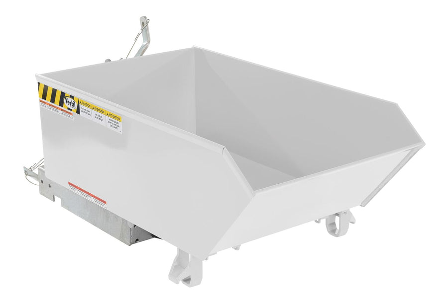 SELF DUMPING HOPPER LD .25 CU YARD WHT - Model H-25-LD-WHT