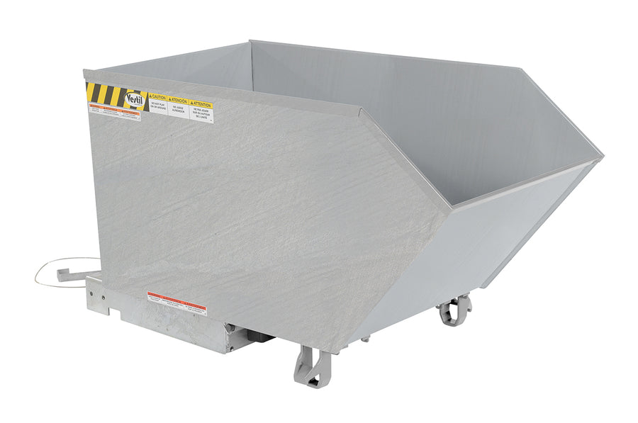 SELF DUMPING HOPPER HD .5 CU YARD GALV - Model H-50-HD-GAL