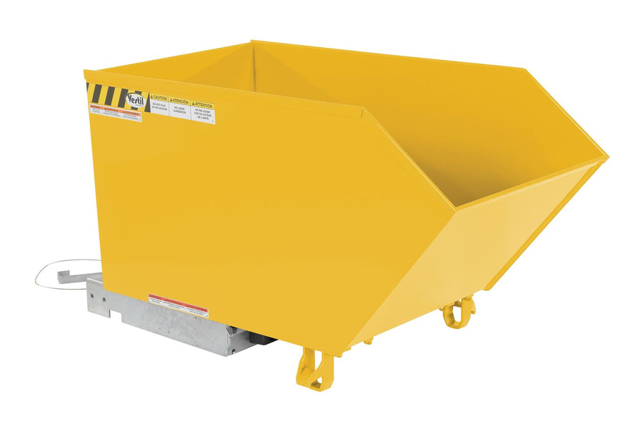 1/2 CuYd 90 Degree Medium Duty Self Dumping Hopper