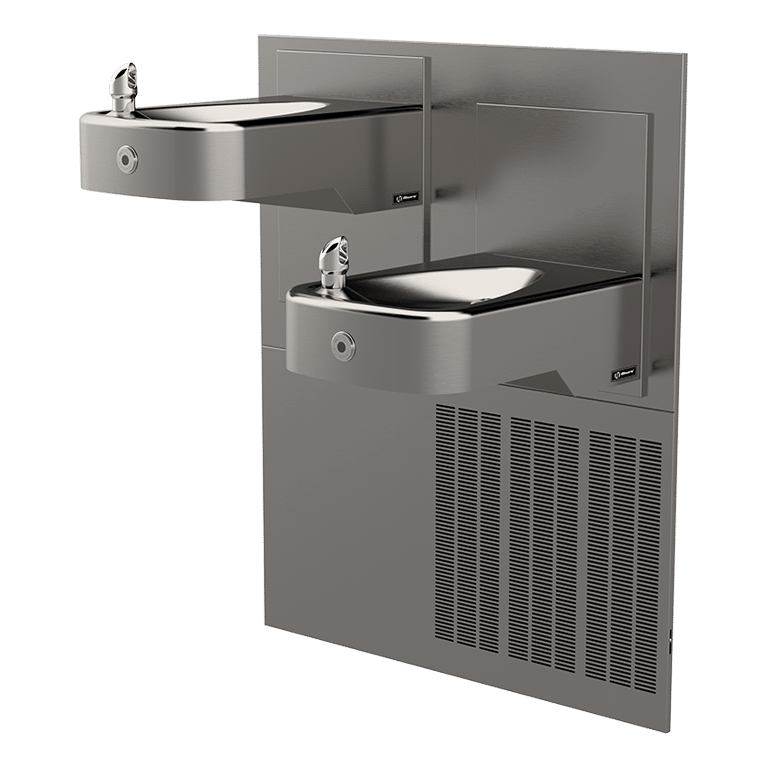 Chilled Wall Mount ADA Touchless Dual Adjustable Fountain