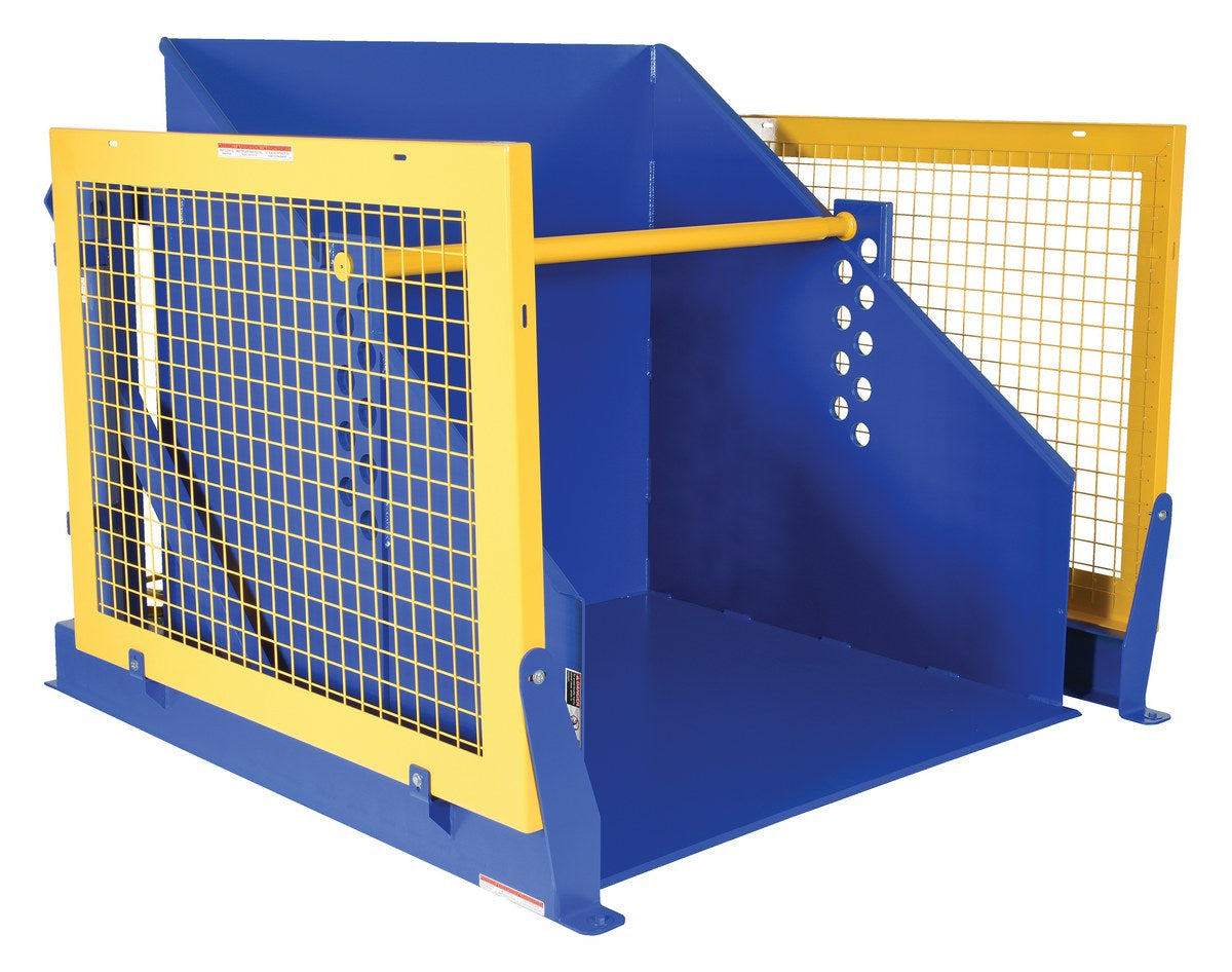 36"H Hydraulic Box Dumper w/ 4,000-lbs Capacity
