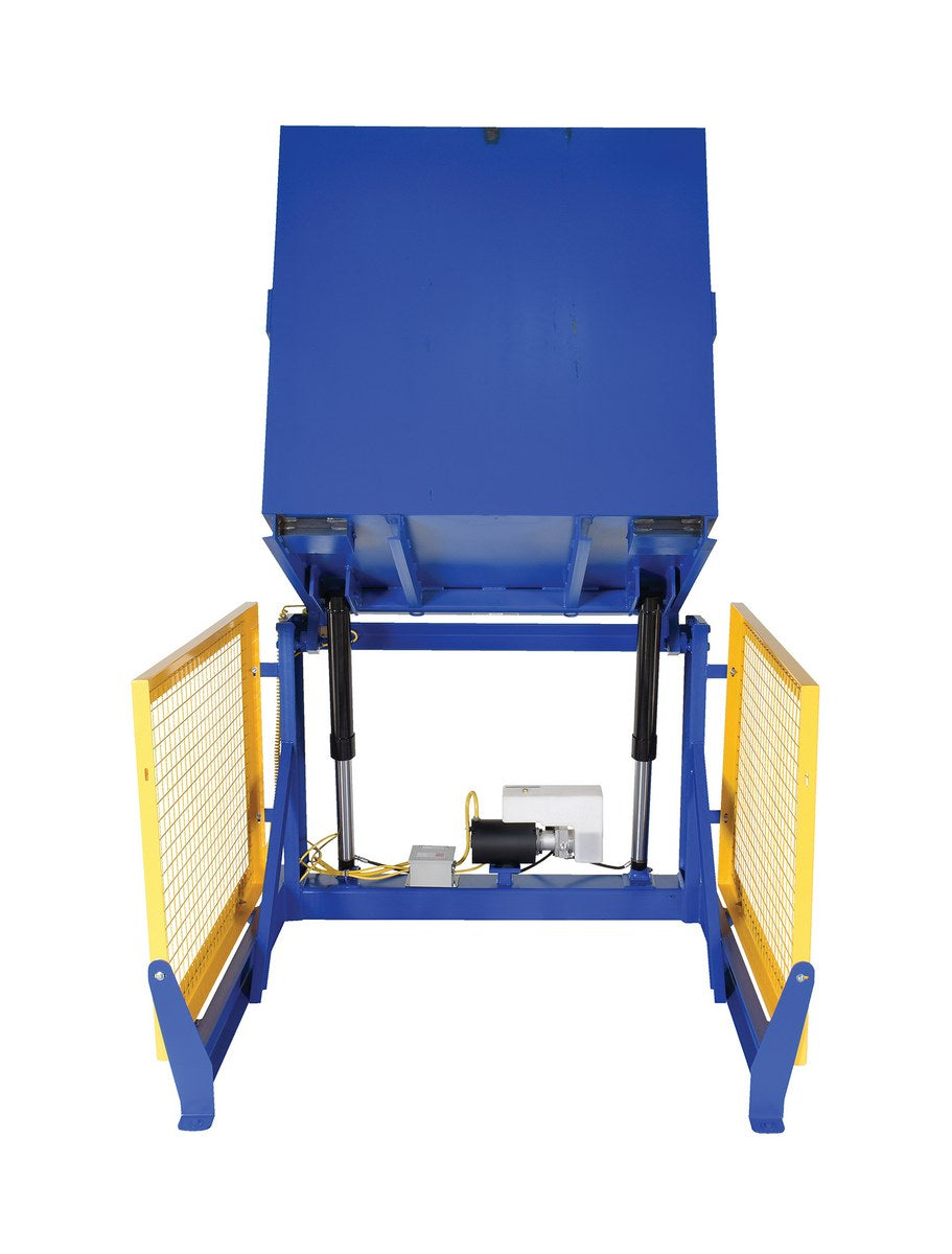 36"H Hydraulic Box Dumper w/ 4,000-lbs Capacity