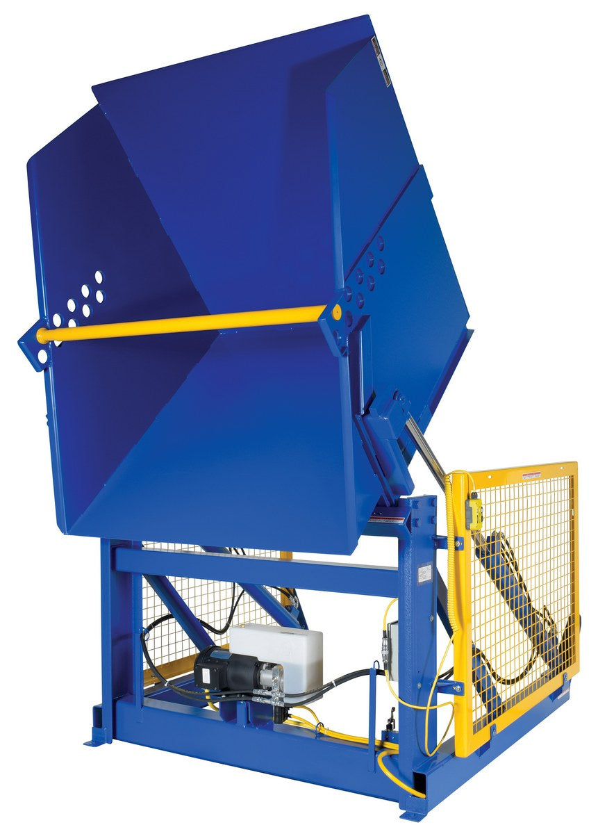 36"H Hydraulic Box Dumper w/ 6,000-lbs Capacity