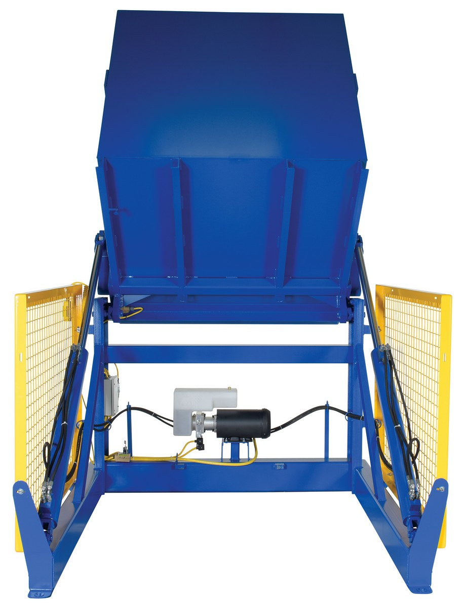 36"H Hydraulic Box Dumper w/ 6,000-lbs Capacity