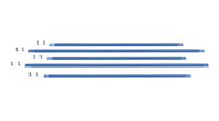 Thumbnail for STRUCTURAL CANTILEVER BRACE SET 56.8X144 - Model HBS-10125