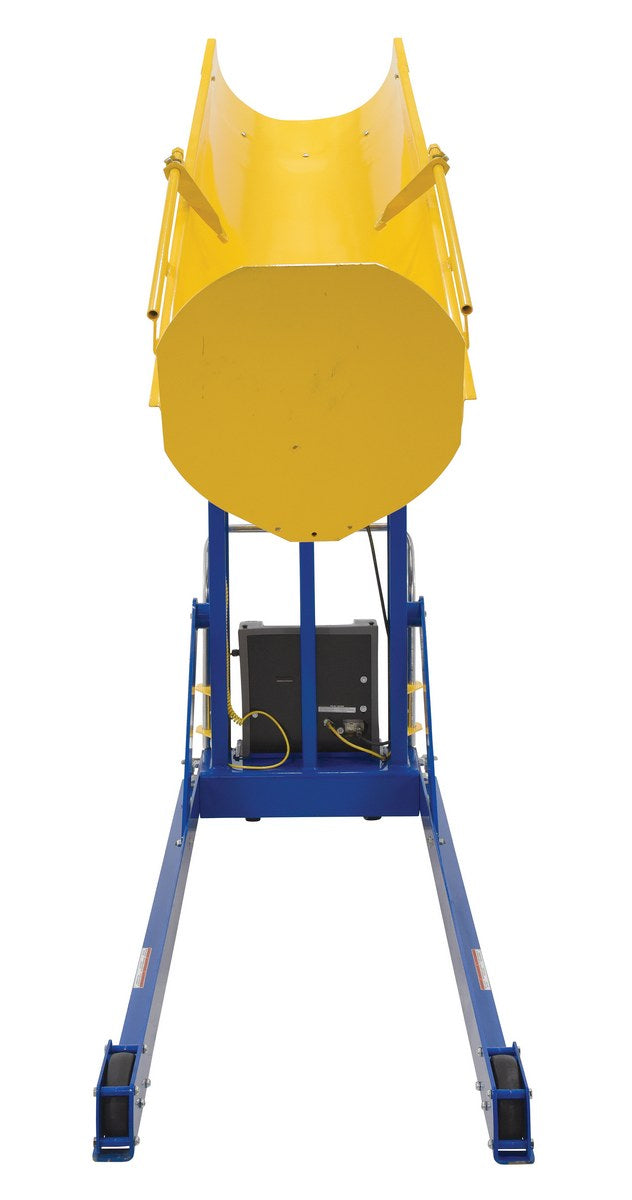 72"H Portable Hydraulic Drum Dumper w/ 1,000-lbs Capacity
