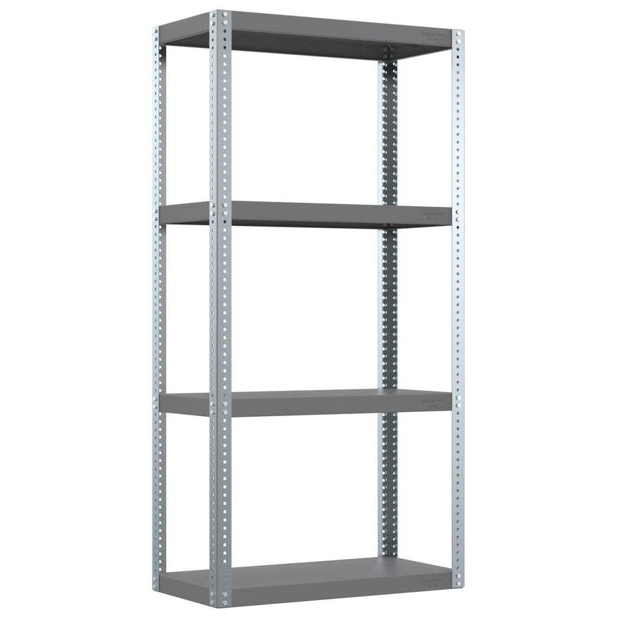 Heavy Duty Shelving, 4 Shelves, 36 x 18 x 72