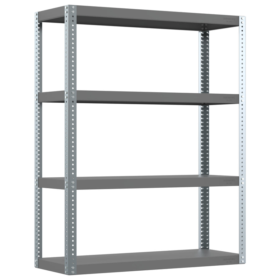 Heavy Duty Shelving, 4 Shelves, 48 x 18 x 60