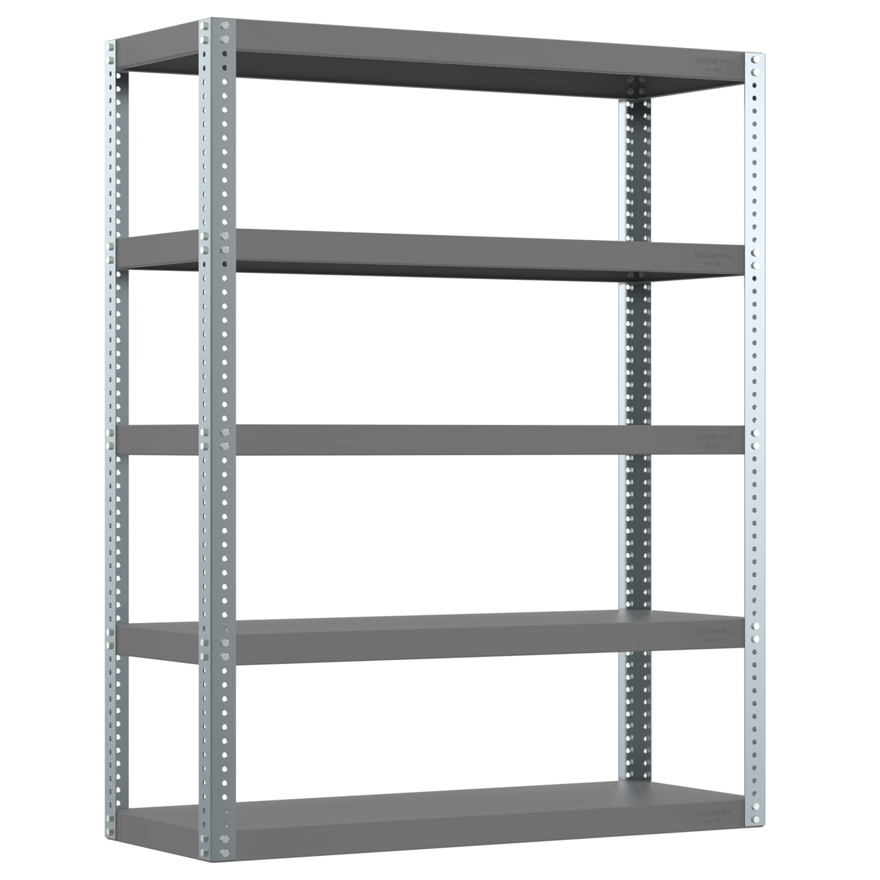 Heavy Duty Shelving, 5 Shelves, 48 x 18 x 60