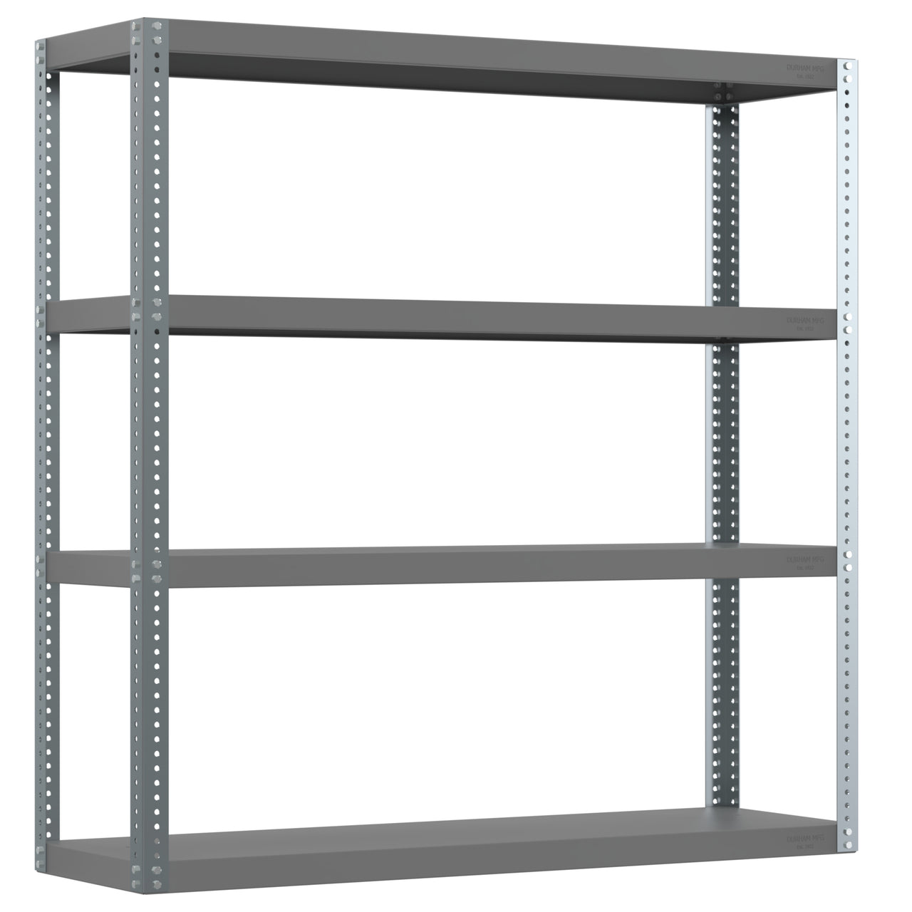 Heavy Duty Shelving, 4 Shelves, 60 x 18 x 60