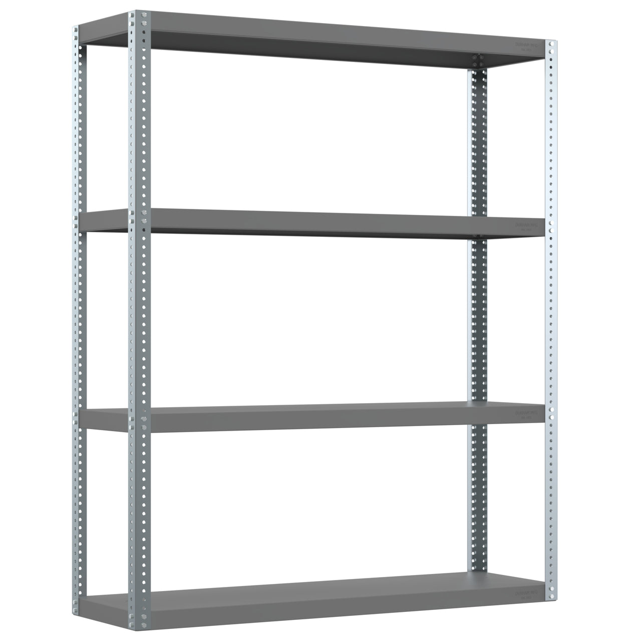 Heavy Duty Shelving, 4 Shelves, 60 x 18 x 72