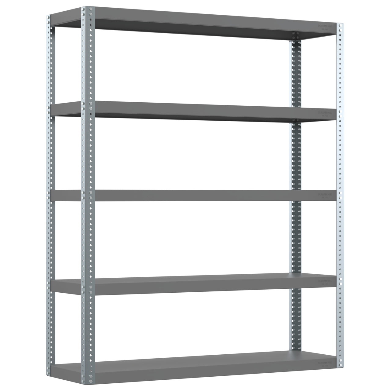 Heavy Duty Shelving, 5 Shelves, 60 x 18 x 72