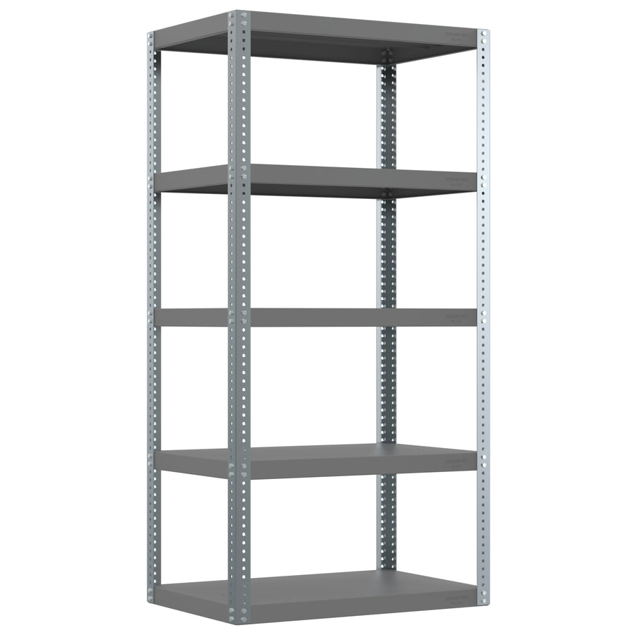 Heavy Duty Shelving, 5 Shelves, 36 x 24 x 72