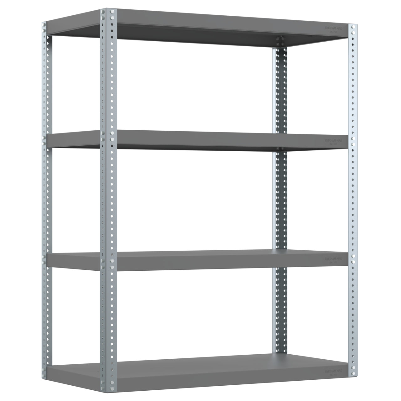 Heavy Duty Shelving, 4 Shelves, 48 x 24 x 60