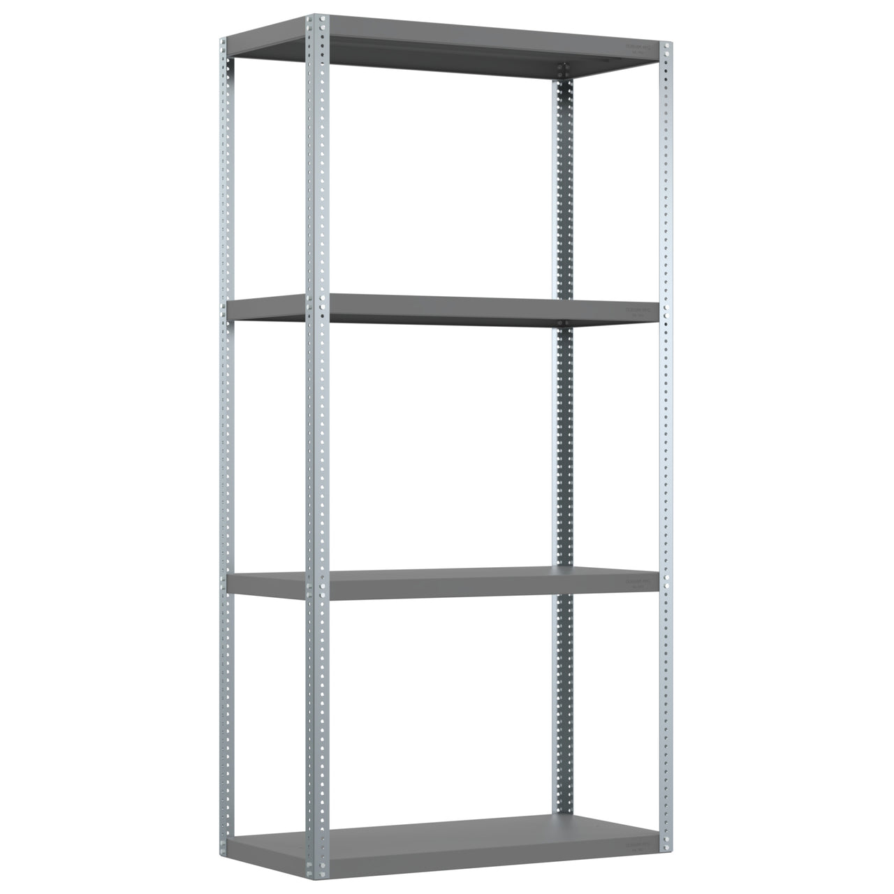 Heavy Duty Shelving, 4 Shelves, 48 x 24 x 96