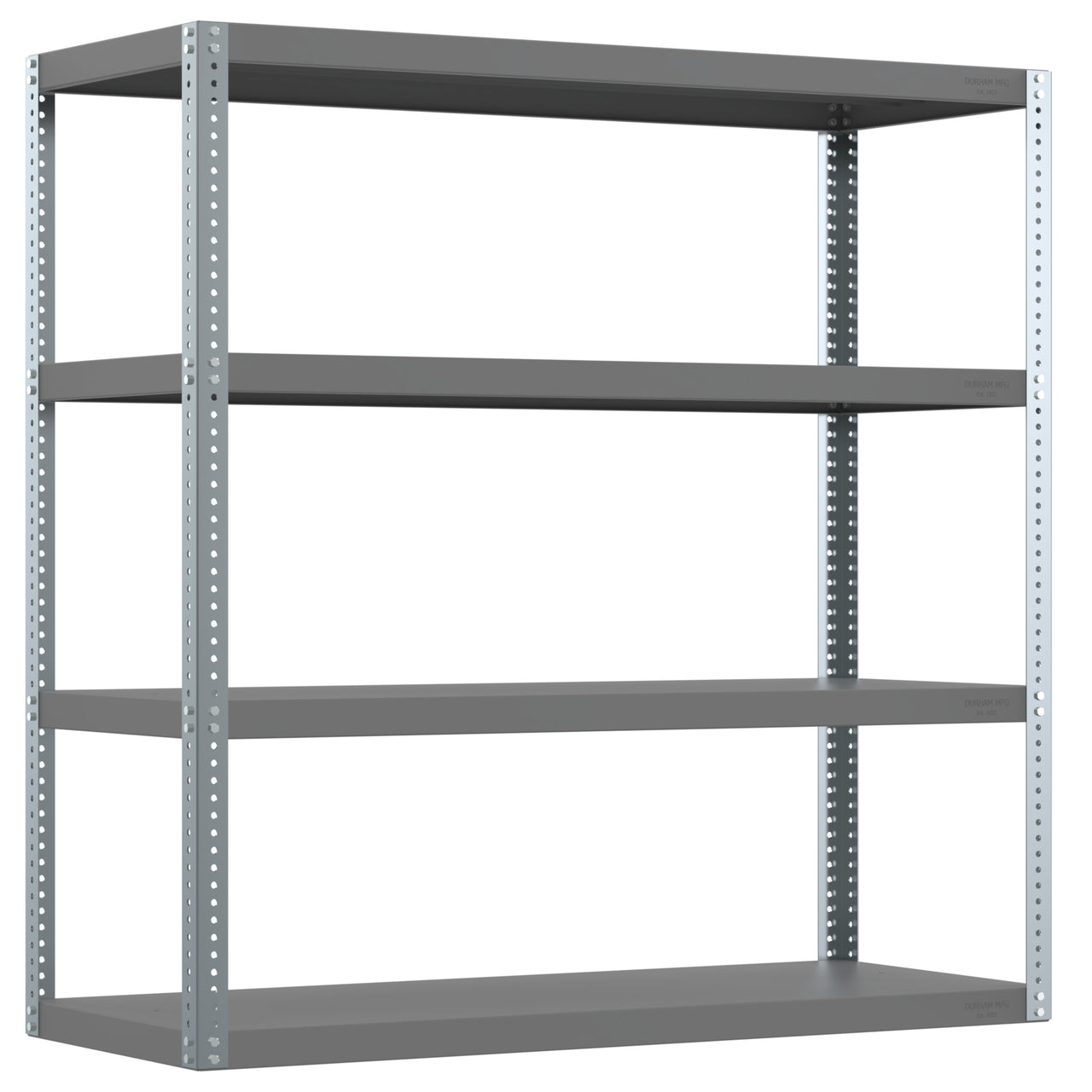 Heavy Duty Shelving, 4 Shelves, 60 x 24 x 60