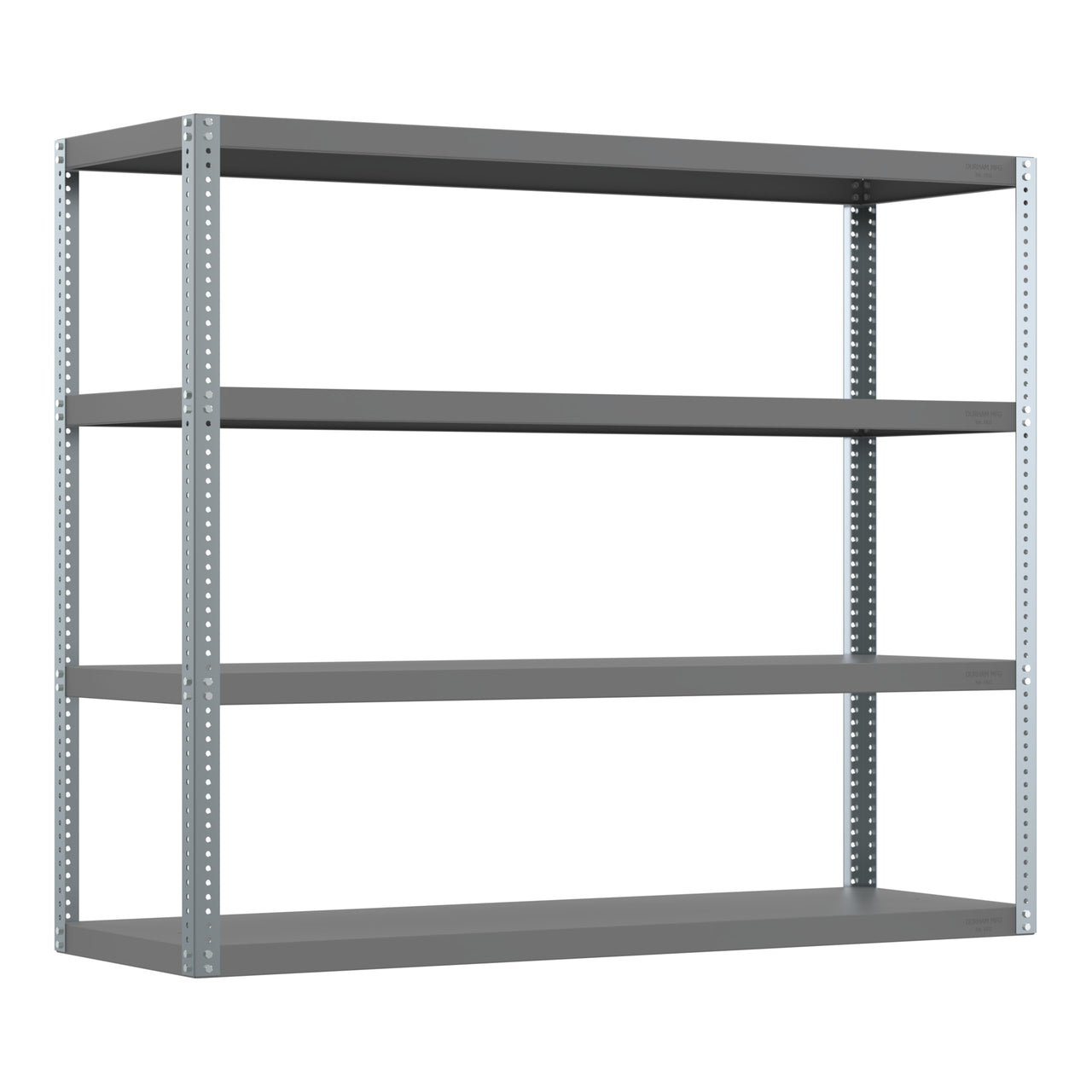 Heavy Duty Shelving, 4 Shelves, 72 x 24 x 60