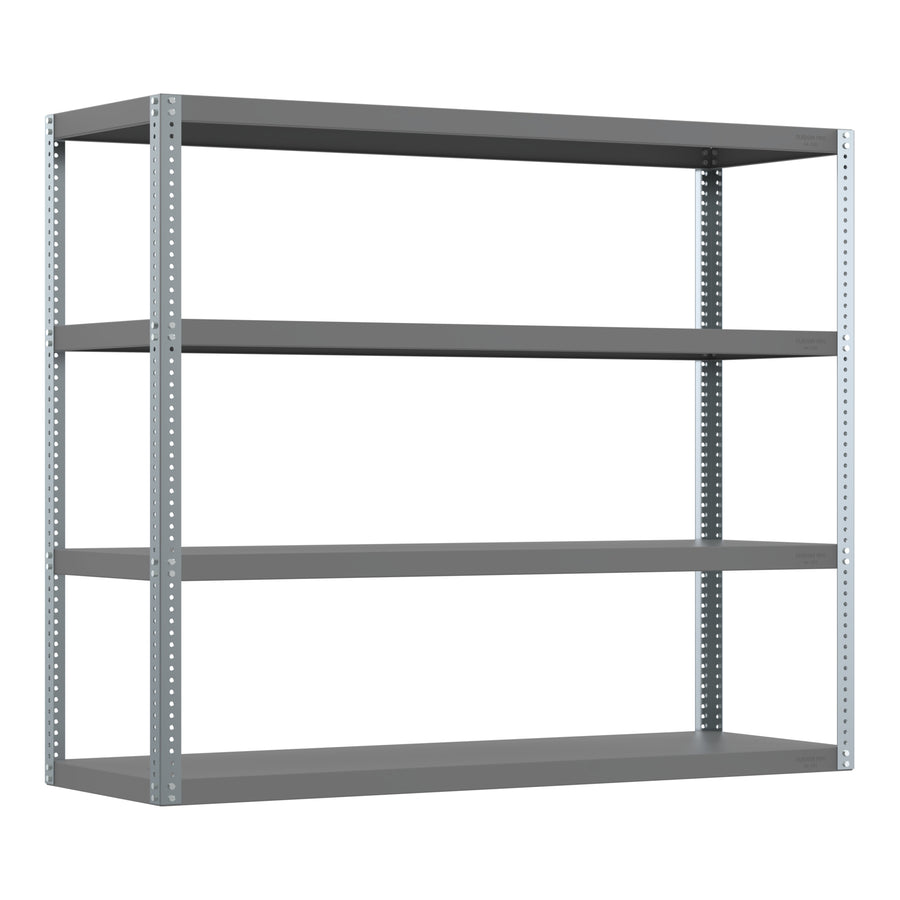 Heavy Duty Shelving, 4 Shelves, 72 x 24 x 60