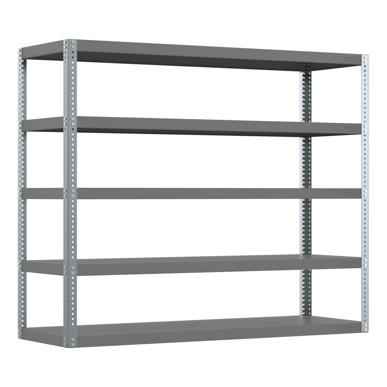 Heavy Duty Shelving, 5 Shelves, 72 x 24 x 60