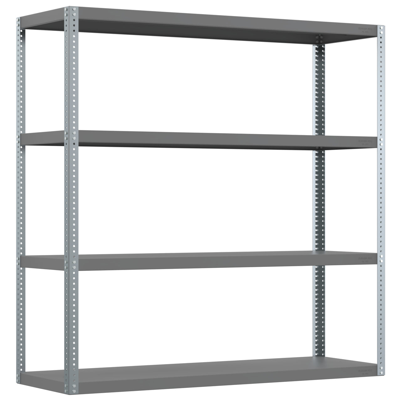 Heavy Duty Shelving, 4 Shelves, 72 x 24 x 72