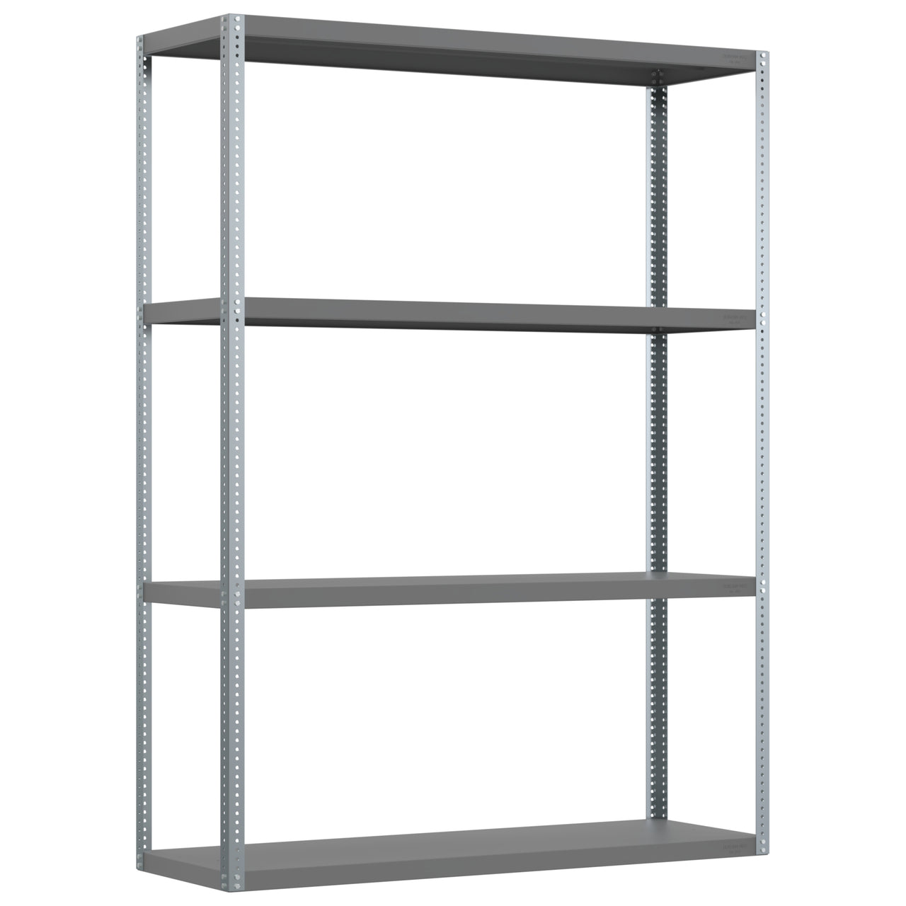 Heavy Duty Shelving, 4 Shelves, 72 x 24 x 96