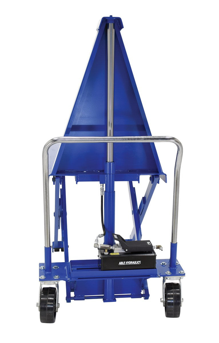 27" x 48" Air Powered High Rise Lift Truck