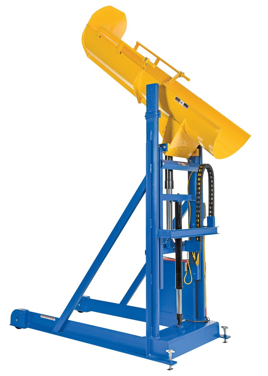 44" x 69" Lift-And-Dump Hydraulic Drum Dumpers w/ 1,000-lbs Capacity