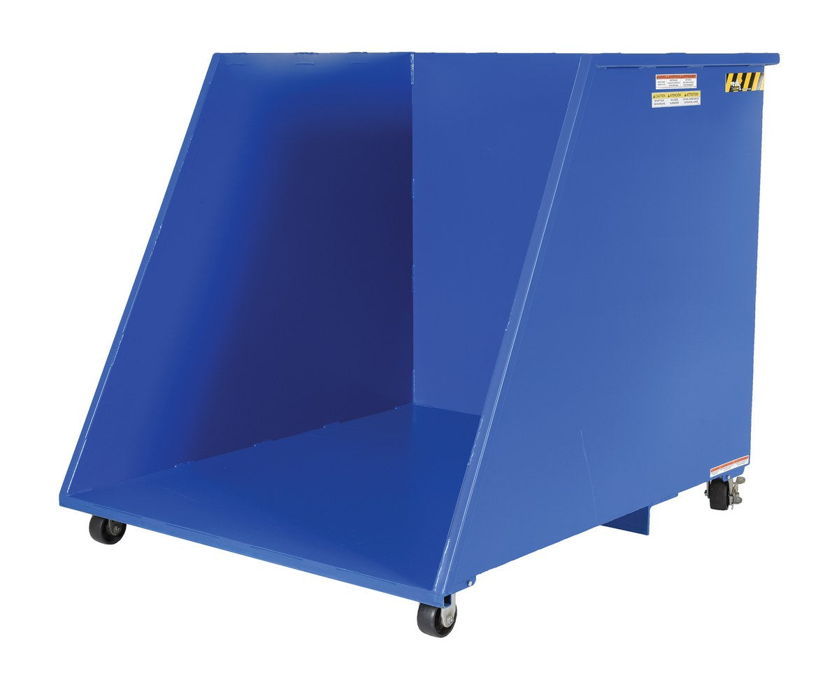 Open Ended Steel Dumping Hopper