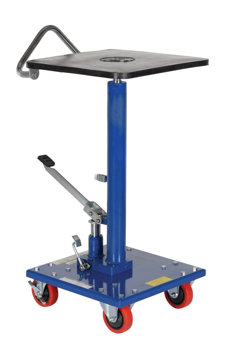 Steel Hydraulic Post Table 16 In. x 16 In. 300 Lb. Capacity Blue