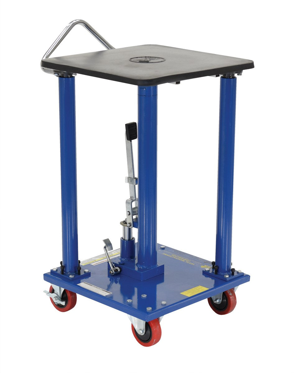 Steel Hydraulic Post Table 18 In. x 18 In. 500 Lb. Capacity Blue