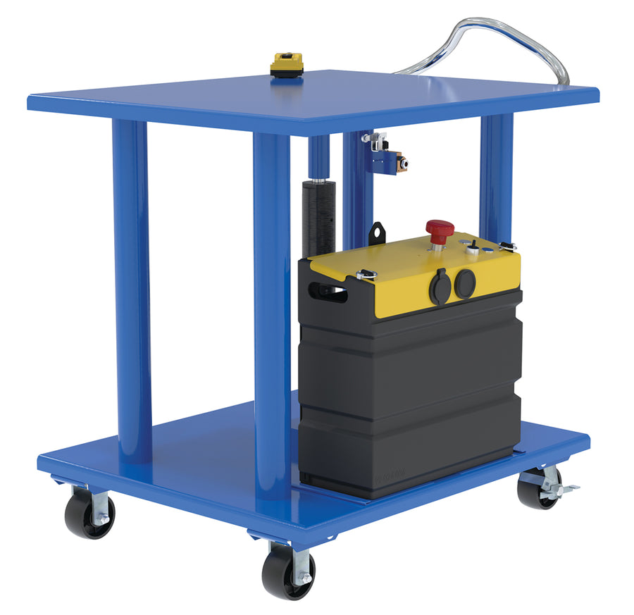30" x 36" DC Powered Hydraulic Post Table w/ 2,000-lbs Capacity