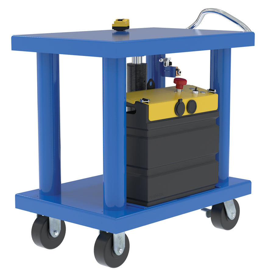 24" x 36" DC Powered Hydraulic Post Table w/ 4,000-lbs Capacity