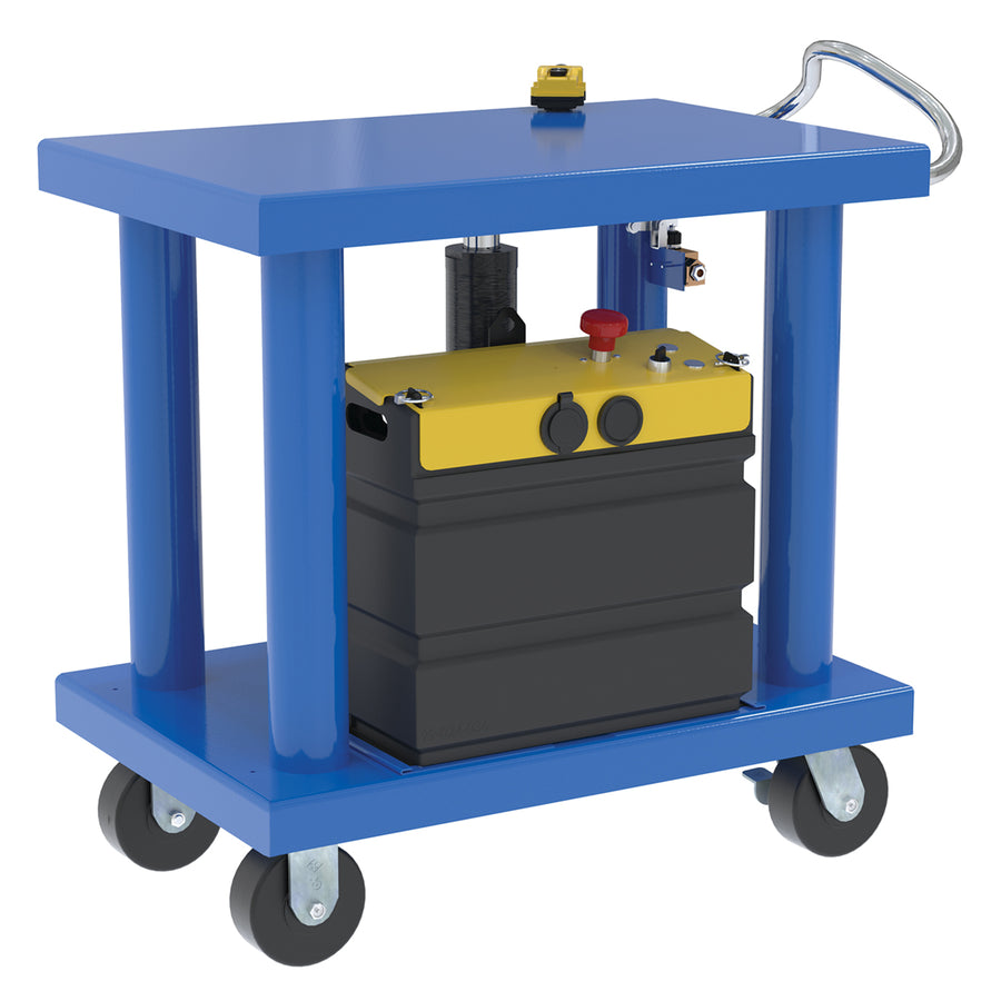 24" x 36" DC Powered Hydraulic Post Table w/ 6,000-lbs Capacity