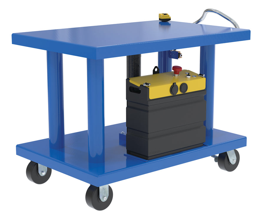 32" x 48" DC Powered Hydraulic Post Table w/ 6,000-lbs Capacity