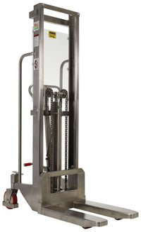 Thumbnail for Stainless Steel Portable Hand Pump Hefti-Lift 48 In. x 74 In. 800 Lb. Capacity Silver