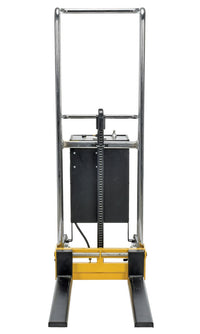 Thumbnail for Vestil Steel Portable DC Powered Hefti-Lift 37 In. x 69 In. 880 Lb. Capacity Silver / Black