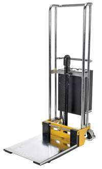 Thumbnail for Vestil Steel Portable DC Powered Hefti-Lift 37 In. x 69 In. 880 Lb. Capacity Silver / Black