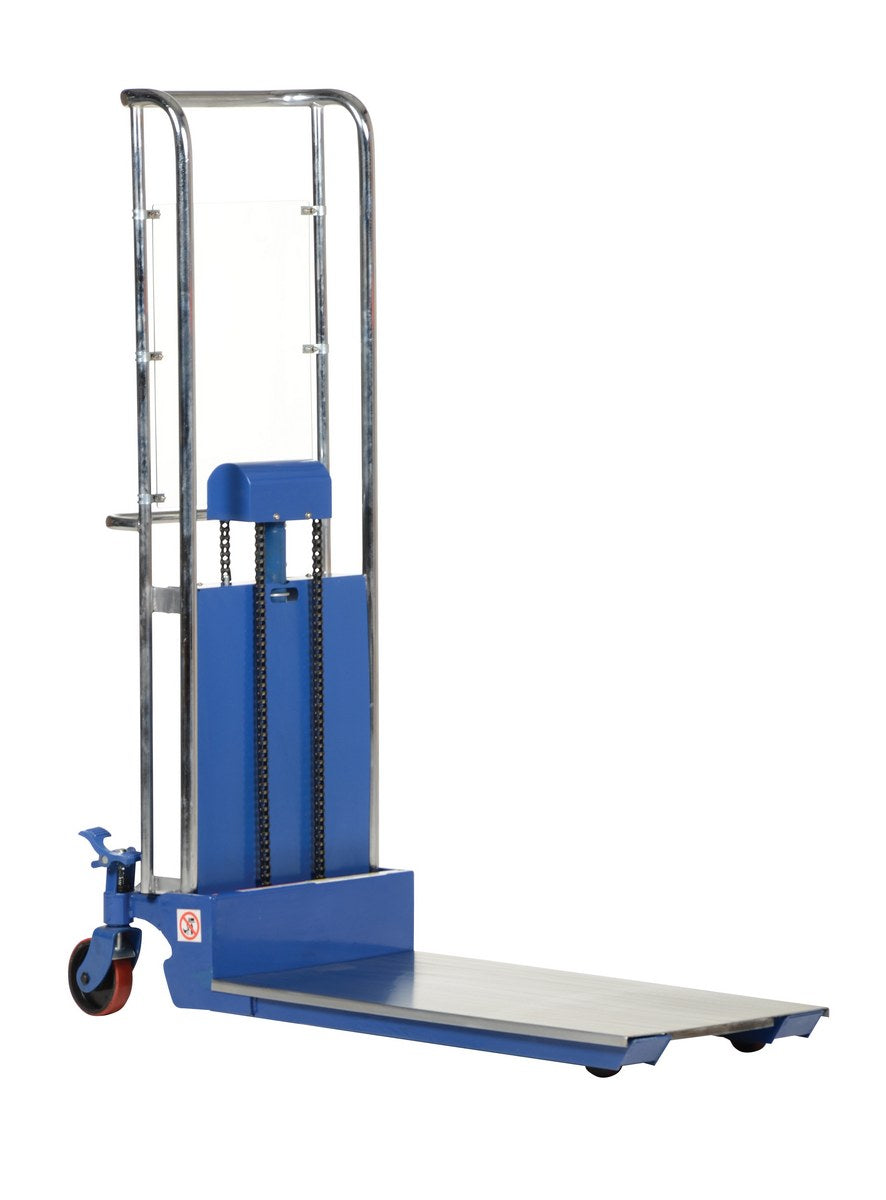 Steel Portable Foot Pump Hefti-Lift 57 In. x 69 In. 300 Lb. Capacity Blue