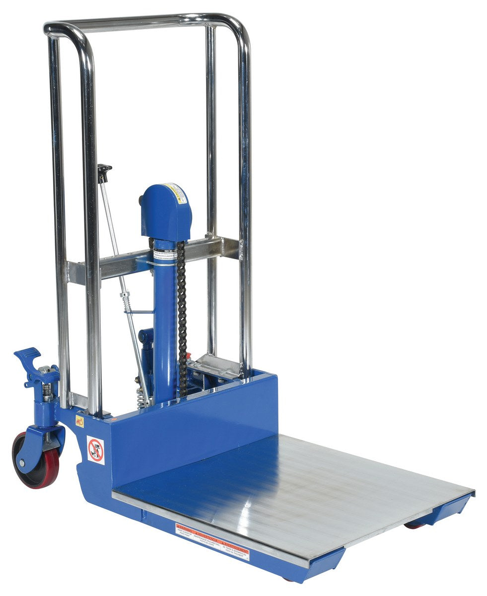 Steel Portable Welded Hydraulic Hefti-Lift 880 Lb. Capacity Blue