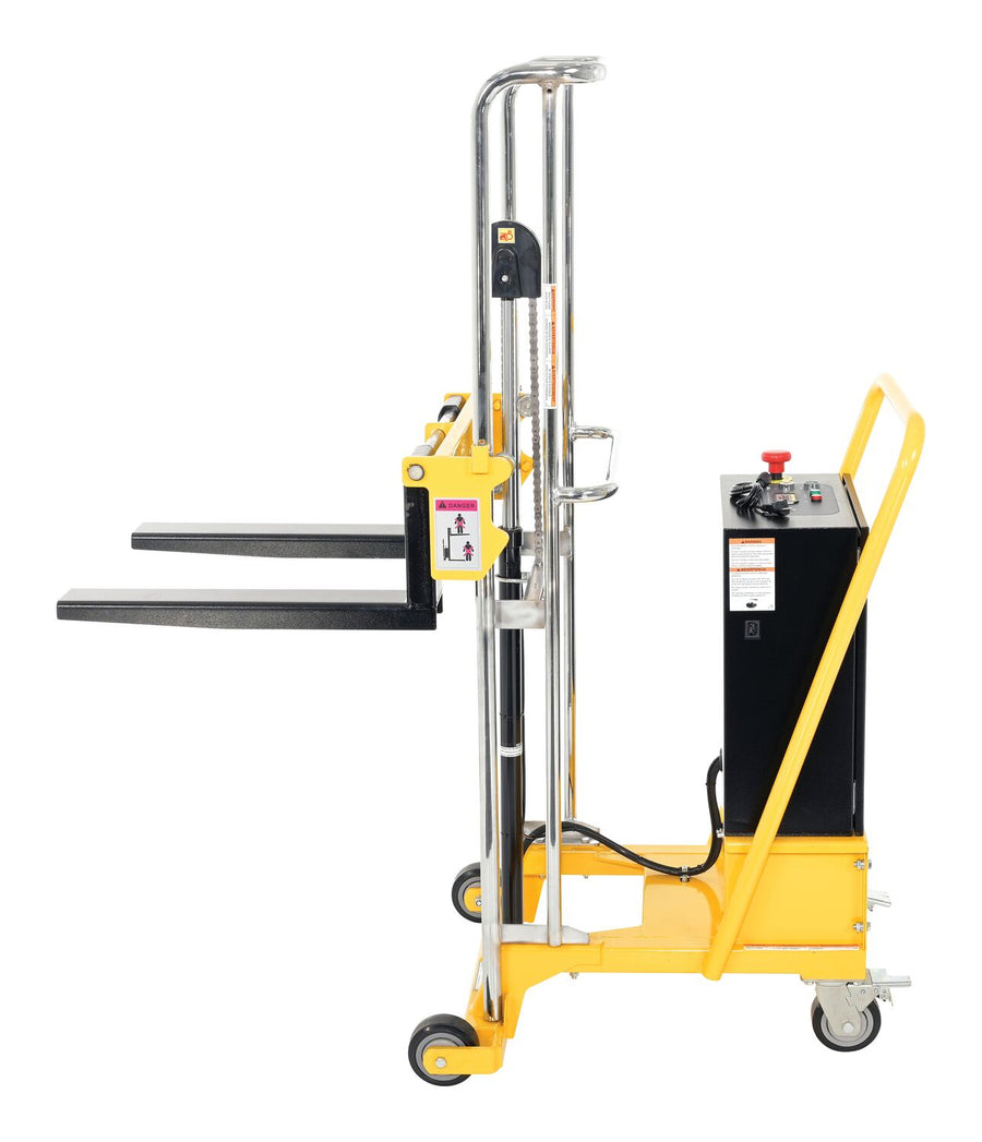 Vestil Steel Counter Balanced Hefti-Lift 68 In. x 68-3/4 In. 550 Lb. Capacity Yellow / Black