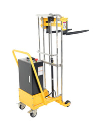Thumbnail for Vestil Steel Counter Balanced Hefti-Lift 68 In. x 68-3/4 In. 550 Lb. Capacity Yellow / Black