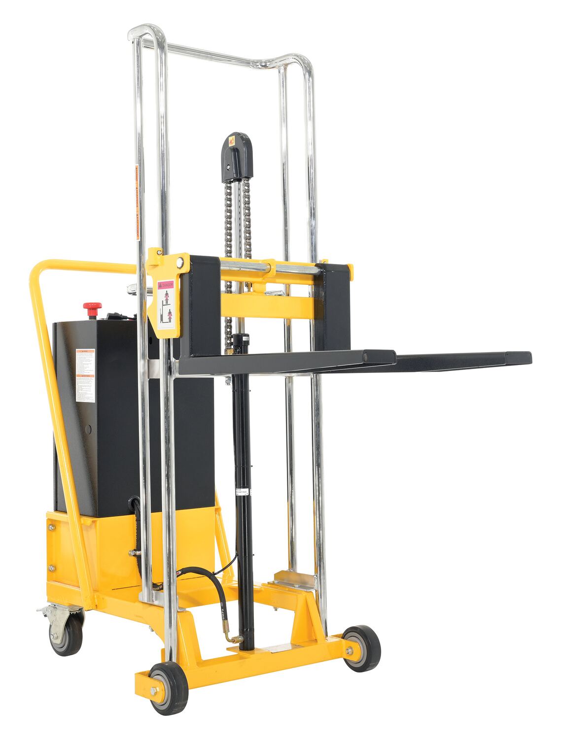 Vestil Steel Counter Balanced Hefti-Lift 68 In. x 68-3/4 In. 550 Lb. Capacity Yellow / Black