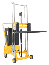 Thumbnail for Vestil Steel Counter Balanced Hefti-Lift 68 In. x 68-3/4 In. 550 Lb. Capacity Yellow / Black