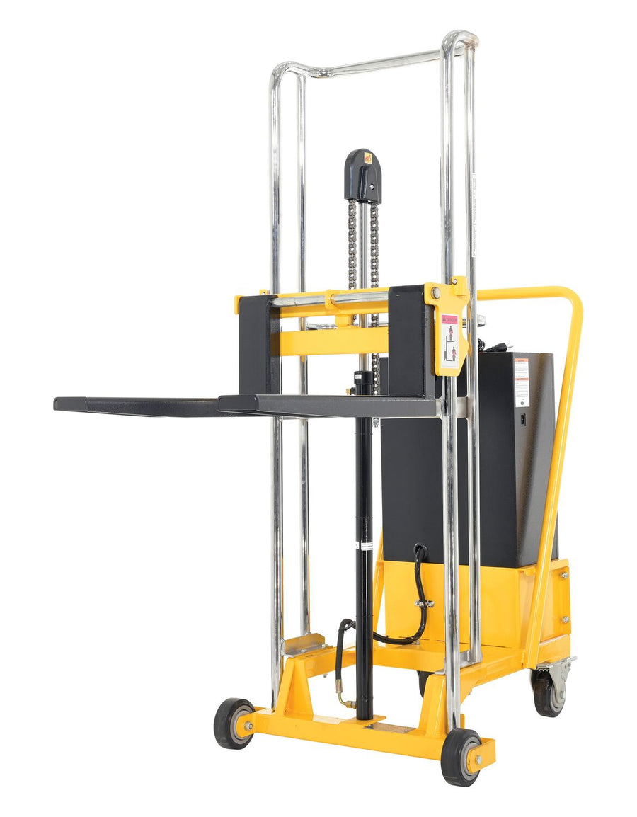 Vestil Steel Counter Balanced Hefti-Lift 68 In. x 68-3/4 In. 550 Lb. Capacity Yellow / Black